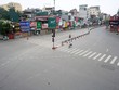 Đường phố Hà Nội vắng vẻ trong ngày nghỉ lễ