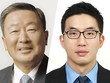 Cố Chủ tịch LG - Koo Bon-moo (trái) và Koo Kwang-mo. Ảnh: Korea Herald
