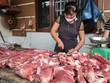 Thịt lợn nhập khẩu giá rẻ hơn nhiều so với giá thịt lợn trong nước bán ở chợ.