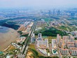 Khu căn hộ tái định cư Thủ Thiêm nhìn từ trên cao. Ảnh: Lê Toàn.