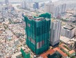 Cả 3 tòa tháp của dự án The Grand Manhattan cùng được đẩy nhanh tiến độ thi công. Ảnh: Việt Dũng.