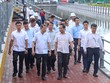 Thủ tướng Lê Minh Hưng và Bí thư Thành ủy TP.HCM Trần Lưu Quang kiểm tra thực địa Dự án "Giải quyết ngập do triều khu vực TP.HCM, có xét đến yếu tố biến đổi khí hậu – Giai đoạn 1" - Ảnh: chinhphu.vn.