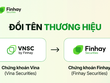 Công ty Chứng khoán Vina chính thức đổi tên thành Công ty Chứng khoán Finhay 