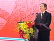 Thống đốc Ngân hàng Nhà nước Nguyễn Văn Bình phát biểu tại Hội nghị triển khai nhiệm vụ kinh doanh 2015 của Vietinbank