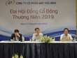Ông Hà Văn Duyệt (ngồi giữa) và ông Lê Mạc Thuấn (bên phải) trong phần thảo luận.