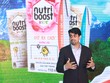 Ông PeeYush Sharma, Tổng giám đốc Coca-Cola Việt Nam phát biểu tại lễ ra mắt sản phẩm sữa nước Nutriboost