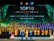 Đại diện Tập đoàn Khang Điền nhận giải “Top 10 Sao Vàng Đất Việt 2024” tại Hà Nội.