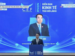 TS Mạc Quốc Anh, Phó Chủ tịch kiêm Tổng Thư ký Hiệp hội Doanh nghiệp nhỏ và vừa thành phố Hà Nội (HANOISME) phát biểu tại sự kiện