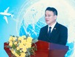 Thứ trưởng Bộ Tài chính Trần Quốc Phương phát biểu chỉ đạo toạ đàm. Ảnh Chí Cường.