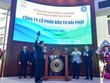 Chủ tịch HĐQT Đỗ Quý Hải gõ cồng niêm yết mã chứng khoán HPX trên sàn HOSE vào ngày 24/7/2018.