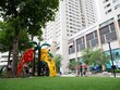 Không gian xanh ngoài trời vừa là lá phổi xanh cho cư dân, vừa là nơi cho các em nhỏ vui chơi, khám phá và phát triển thế giới quan.