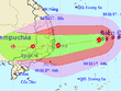 Dự báo đường đi của bão số 12