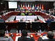 Bộ trưởng các nước TPP trong phiên họp sáng nay. Ảnh: Reuters