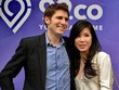 Tỷ phú Eduardo Saverin và vợ Elaine Andriejanssen. Ảnh: AFP