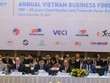 Bộ trưởng Nguyễn Chí Dũng phát biểu khai mạc Diễn đàn Doanh nghiệp Việt Nam (VBF) 2017.