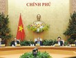 Thủ tướng Nguyễn Xuân Phúc và các Phó Thủ tướng họp Thường trực Chính phủ sau kỳ nghỉ Tết Nguyên đán Mậu Tuất. Ảnh: VGP