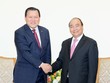 Thủ tướng Nguyễn Xuân Phúc tiếp Phó Chủ tịch Tập đoàn Lotte Hwang Kag Gyu
