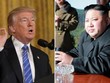 Tổng thống Mỹ Donald Trump (trái) và nhà lãnh đạo Triều Tiên Kim Jong-un (Ảnh: Getty)