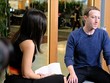 Mark Zuckerberg trong buổi phỏng vấn với CNN. Ảnh: CNN