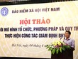 Phó Tổng Giám đốc BHXH Việt Nam Phạm Lương Sơn phát biểu tại Hội thảo.