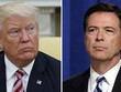 Tổng thống Mỹ Trump, trái, và cựu giám đốc FBI Comey. Ảnh: AP.