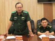 Thiếu tướng Nguyễn Hoài Phương phát biểu tại buổi làm việc. Ảnh Bienphong.com.vn
