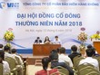 Toàn cảnh đại hội đồng cổ đông thường niên
Tổng công ty Cổ phần Bảo hiểm Hàng không năm 2018.