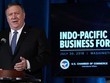 Ngoại trưởng Pompeo phát biểu tại Diễn đàn Doanh nghiệp Ấn Độ - Thái Bình Dương tại Washington ngày 30/7 (Ảnh: Getty).