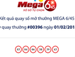 Kết quả quay số 6/45 ngày 1/2.
