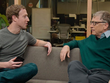 Ông chủ Facebook - Mark Zuckerberg và đồng sáng lập Microsoft - Bill Gates. Ảnh: Techtalk.