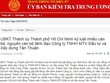 Ủy ban Kiểm tra Thành ủy TP.HCM, UBKT Tỉnh ủy Long An thi hành kỷ luật cán bộ