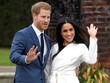 Hoàng tử Harry và Meghan Markle tại cung điện Kensington cuối năm 2017. Ảnh: Reuters.