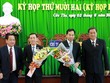 Lãnh đạo thành phố Cần Thơ chúc mừng đồng chí Võ Thành Thống và đồng chí Lê Quang Mạnh.