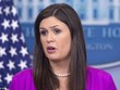 Thư ký báo chí Nhà Trắng Sarah Sanders (Ảnh: EPA).