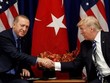 Erdogan (trái) gặp Trump tại New York hôm 21/9. Ảnh: Reuters.