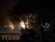 Hiện trường vụ cháy. (Ảnh: Trịnh Duy Hưng/TTXVN).