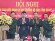 Lãnh đạo Quân khu 3 và lãnh đạo tỉnh Quảng Ninh chúc mừng Thiếu tướng Lê Đình Thương và Đại tá Lê Văn Long.