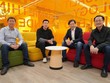 Chủ tịch Xiaomi Lin Bin, CEO Xiaomi Lei Jun, Phó chủ tịch Xiaomi Chang Cheng và Phó chủ tịch cấp cao Xiaomi Liu De (từ phải sang trái).