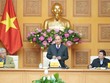 Thủ tướng Nguyễn Xuân Phúc phát biểu tại buổi làm việc. (Nguồn: Cổng thông tin điện tử Chính phủ).