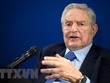 Tỷ phú Mỹ George Soros phát biểu tại Diễn đàn Kinh tế thế giới (WEF) ở Davos, Thụy Sĩ. (Nguồn: AFP/TTXVN).