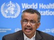 Tổng giám đốc WHO Tedros Adhanom Ghebreyesus trong cuộc họp báo tại Thụy Sĩ hôm 30/1. Ảnh: AFP.