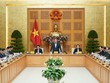 Thủ tướng Nguyễn Xuân Phúc chủ trì cuộc họp. (Ảnh: Báo Chính phủ).