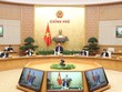 Thủ tướng Nguyễn Xuân Phúc chủ trì phiên họp. (Ảnh: Thống Nhất/TTXVN).