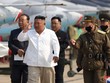 Nhà lãnh đạo Triều Tiên Kim Jong-un (áo trắng) - Ảnh: Reuters.