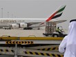 Máy bay của hãng hàng không Emirates tại sân bay quốc tế ở Dubai ngày 2/3/2020. (Nguồn: AFP/TTXVN).