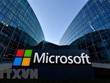 Biểu tượng Microsoft tại ngoại ô Paris, Pháp. (Nguồn: AFP/TTXVN).