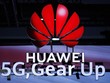 Biểu tượng Huawei tại một sự kiện do Huawei tổ chức tại Zurich, Thụy Sĩ, ngày 15/10/2019. (Nguồn: AFP/TTXVN).