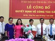 Lãnh đạo tỉnh Bà Rịa - Vũng Tàu trao quyết định và chúc mừng đồng chí Phan Khắc Duy.