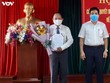 Ông Vũ Văn Thẩm nhận Quyết định làm Bí thư Huyện ủy Phú Ninh.