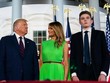 Tổng thống Mỹ Donald Trump, Đệ nhất phu nhân Melania và con trai Barron (Ảnh: Reuters).